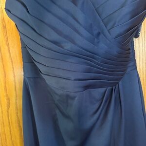 Alfred Angelo Midnight Blue Strapless Gown Timeless color, Very flattering style